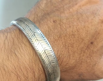 その他 FLAT CHAIN CUSTOM silver BANGLE FLAT CHAIN CUSTOM silver BANGLE