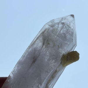 Smoky Quartz from Goboboseb, Brandberg Area, Namibia | Namibian minerals| Quartz with Prehnite | Enhydro quartz