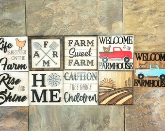 Farmhouse Interchangeable Tiles