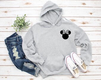 Details about / Disney Cute Minnie Mouse Hoodie Pullover Men Women Unisex 4143