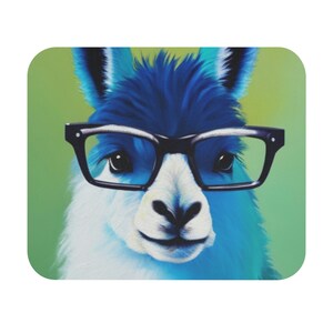 Boho llama retro cute mouse pad