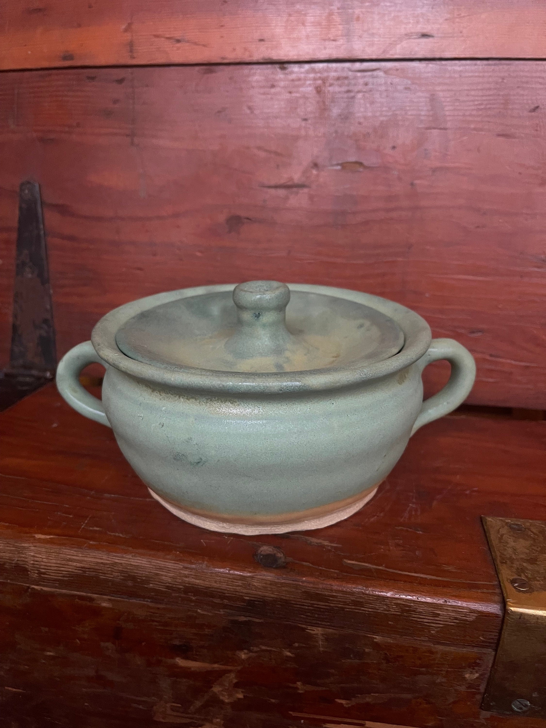 壺　陶器　釜 陶器の壷 - Etsy 日本