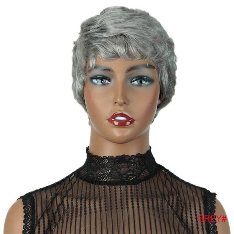 LONDON Short Cut Pixie Straight Human Hair Boy Cut Wig Etsy