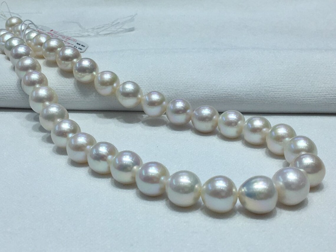 WEN0110.512mm large size freshwater pearl necklace 36 Etsy