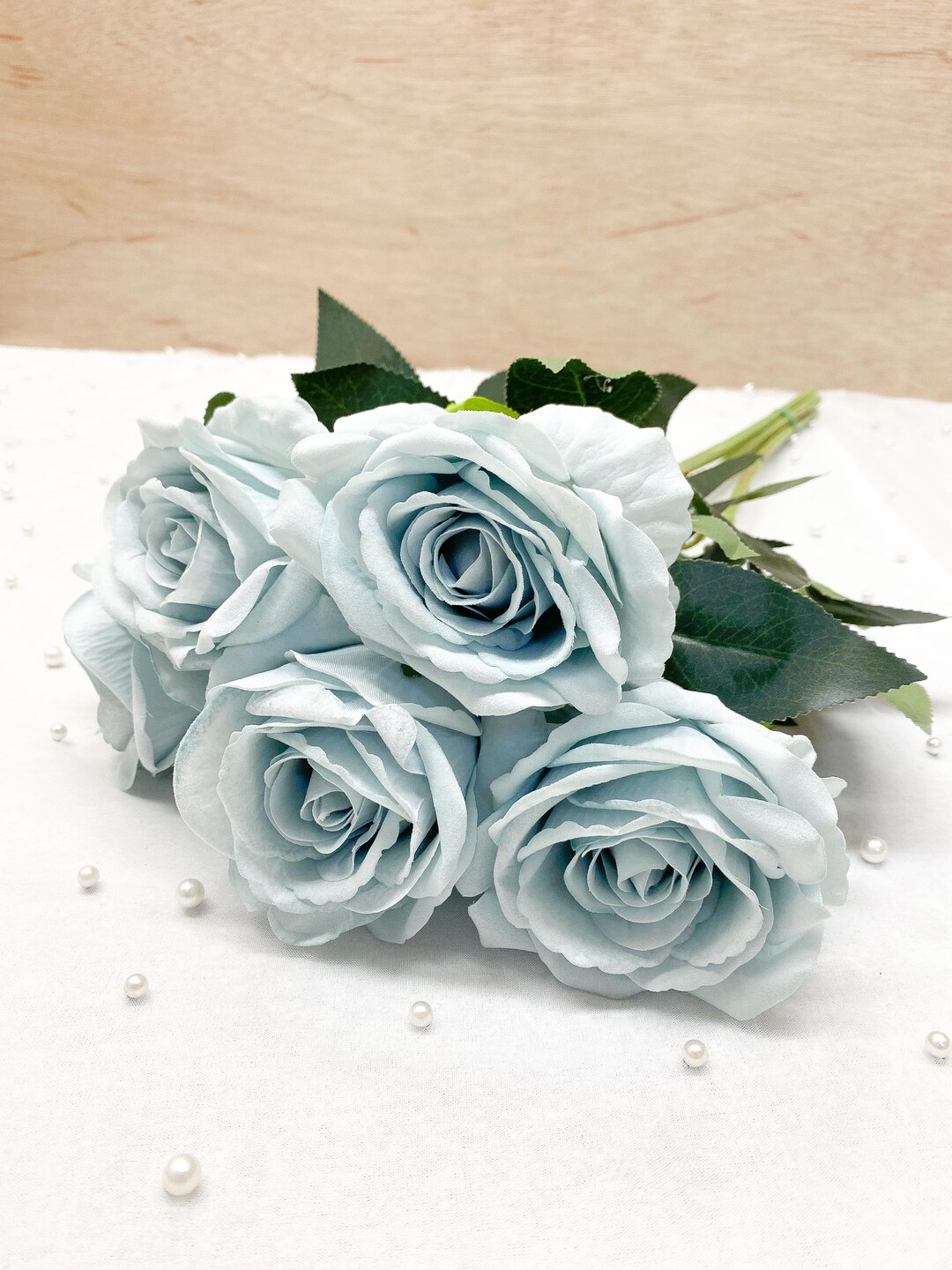 Velvet Roses (dusty Blue) | Blue Roses | Artificial Roses | Blue Velvet ...