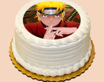 Personalized Anime Edible Image Cake Cupcakes Cookie Topper Pre-Cut