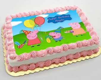 Déco gâteau Peppa Pig - Planète Gateau
