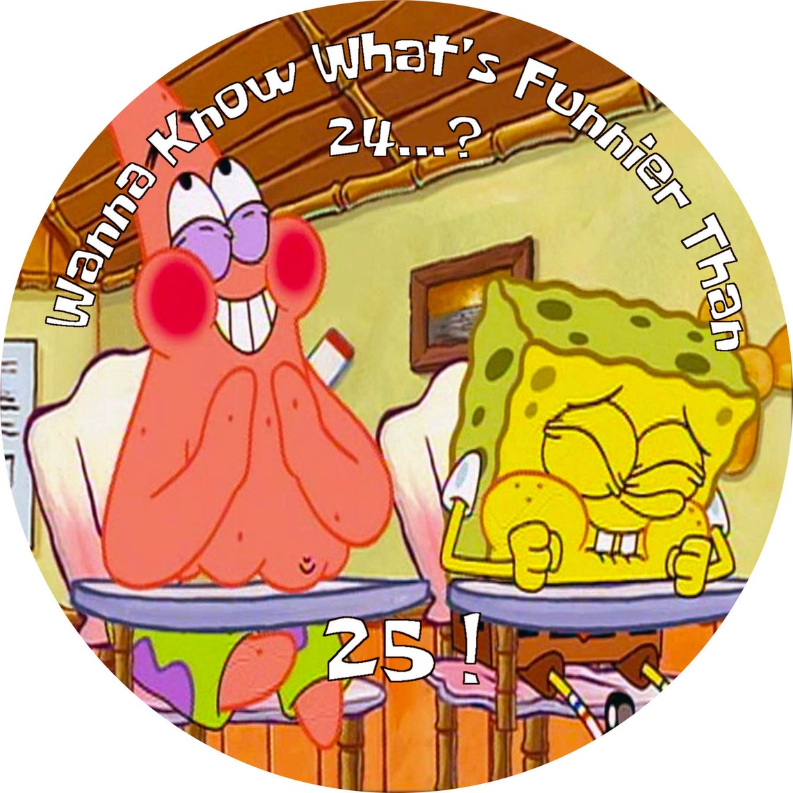 Lustiger als 24 Meme Spongie Essbare Kuchen Topper Etsy