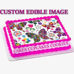 Custom Edible Image Cake Topper