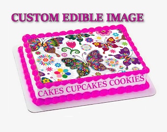 Custom Edible Image Cake Topper
