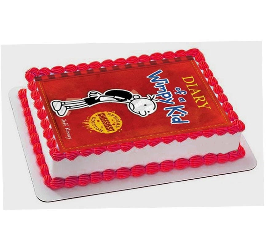 Diary of a Wimpy Kid Book Cake – Riesterer's Bakery