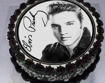 Elvis Presley Edible Cake Topper