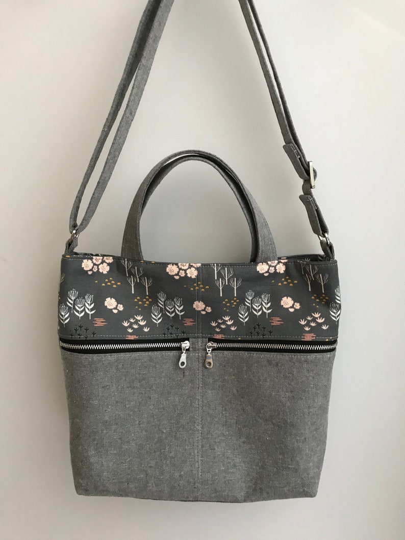 Lily Handbag, Handmade Fabric Bag, Purse, Tote, Everyday Handbag