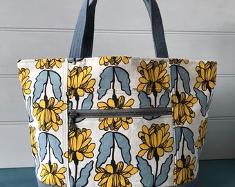 Riley Handbag: Handmade Japanese Canvas Tote Bag