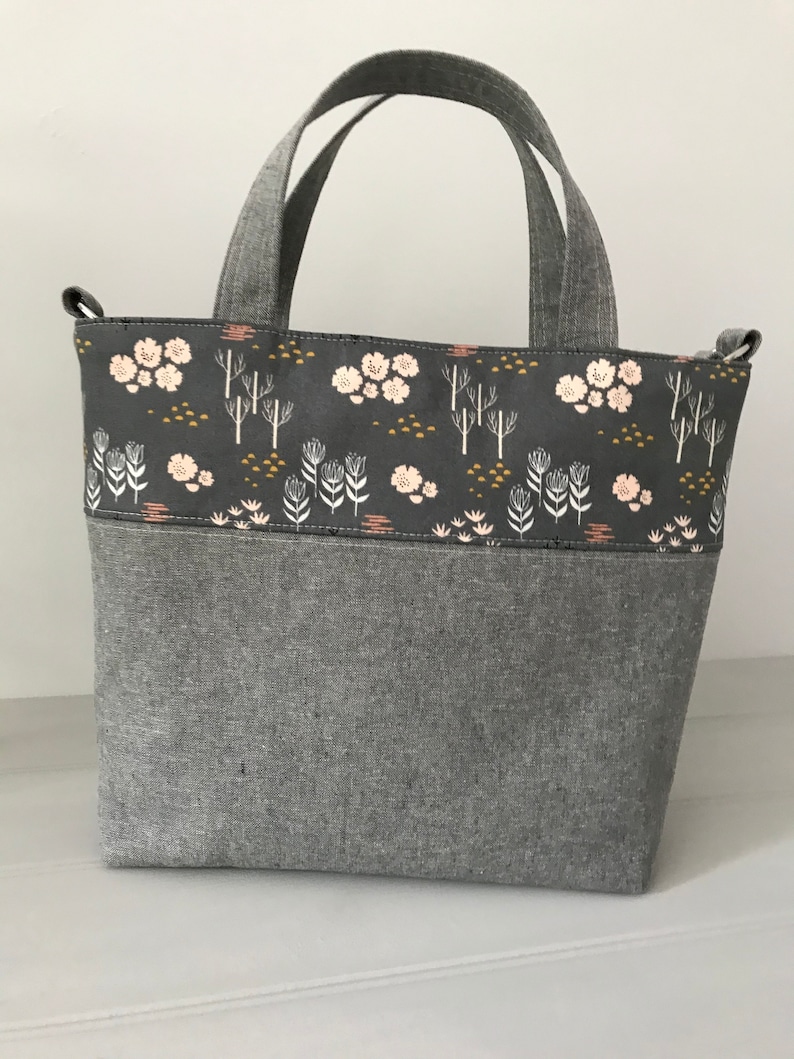 Lily Handbag, Handmade Fabric Bag, Purse, Tote, Everyday Handbag