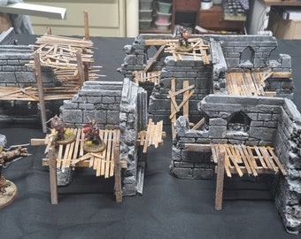Small set of ruins - Terrain for wargaming, dnd, warhammer and tabletop gaming