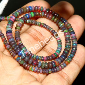 Ethiopian Opal Beads, Rondelle Opal , Real Opal Necklace, Precious Opal, Welo Opal, Ethiopian Opal Beads, Opal Gemstone, Opal Necklace