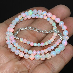 Ethiopian Opal Beads, Round(balls) Opal, Fire Opal Bead, Multi-Color Opal, Minimalist Opal, Fire Opal Strand, Opal Necklace, Gift For Sister