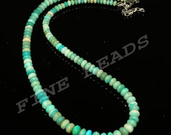 Ethiopian Opal Beads | Natural Opal Beads | Handmade | Opal Round Beads | Smooth Opal Beads | Beaded Necklace | Fashion Jewelry | Best Gift