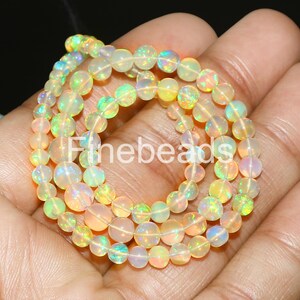 Ethiopian Welo Opal Smooth Round Beads, Welo Opal Smooth Beads, Natural Opal Round Beads, Jewelry Making Gemstone Beads