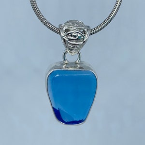 S 22 - Siberian Blue Simple range pendant hand made in Bali