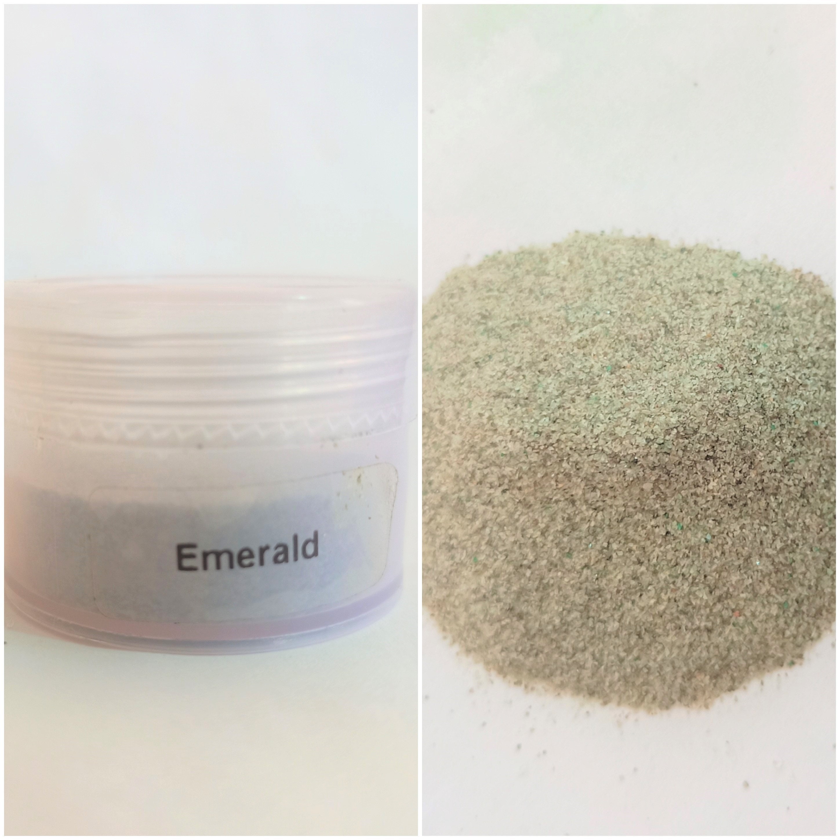 Natural Gemstone Dust PowderSet Of 3 EmeraldPink Etsy
