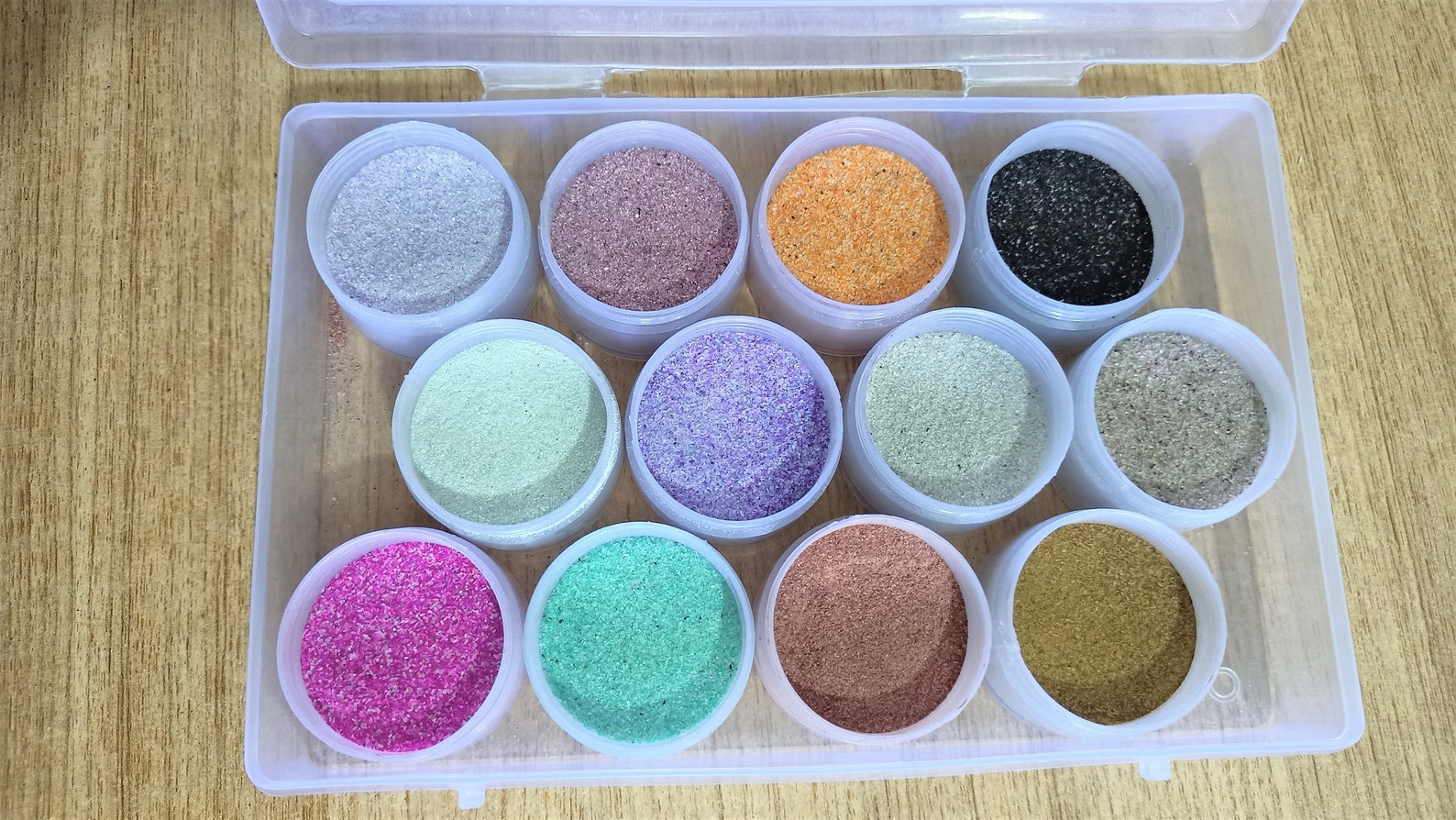 Natural Gemstone Dust Powder Set of 12 Complete crushed Etsy