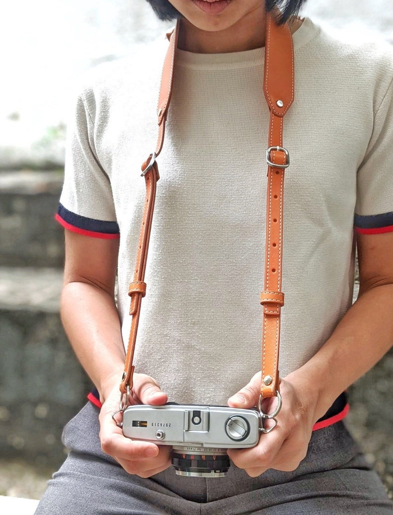 Photographer Gift Gift for her Camera Accessories Leather Camera Strap Gift for him