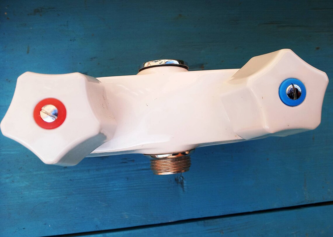 Vintage Porcelain Faucet Handles Knobs Sink Bath Faucet Mains Etsy