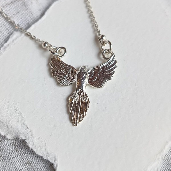 Phoenix Kette, 925 Silber, nickelfrei