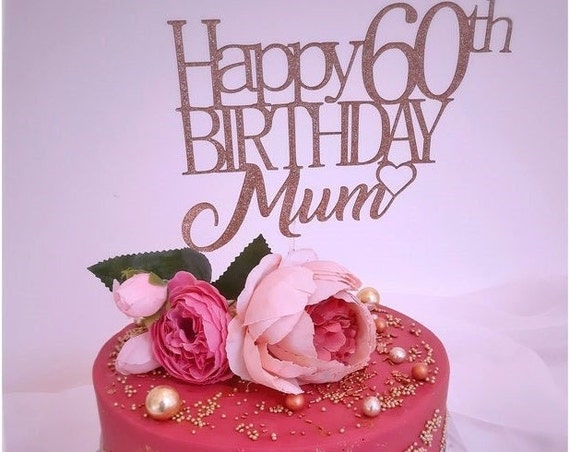 Mum 60th cheap birthday cake