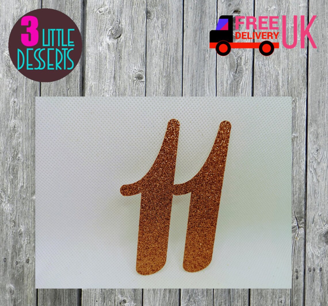 11th Birthday Cake Topper Cupcake Toppers Premium | Etsy