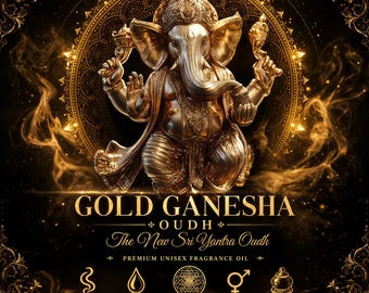 Oudh Gold Ganesha