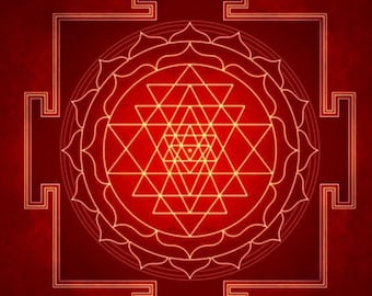 Red Sri Yantra Oudh
