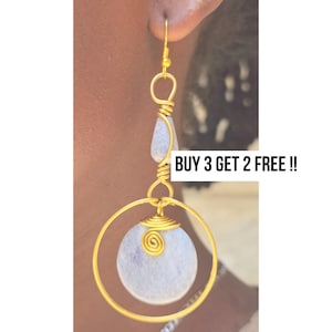 865 Dangle Drop Earrings, Ethnic Earrings, Brass Earrings Set, African Jewelry, Gifts for Her, Earrings, African Earrings, Boho Earrings.