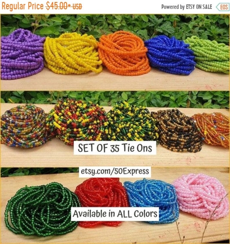 SET OF 50 Waist Beads for Weight Loss Waist Beads Wholesale Etsy