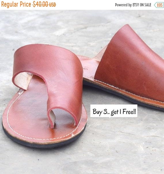 mens leather sandals sale