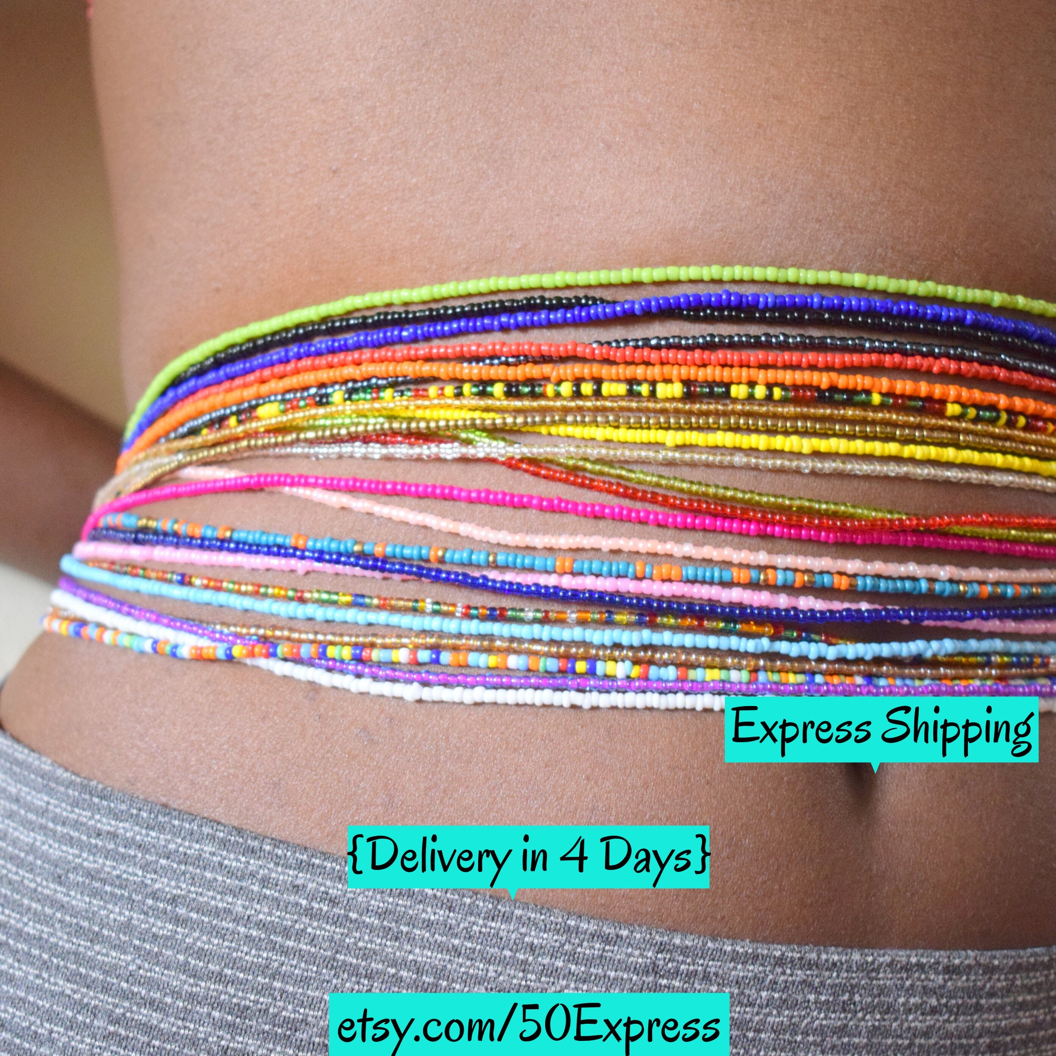 SET OF 35 Wholesale Waist Beads Waist Bead Set Waist Beads | Etsy