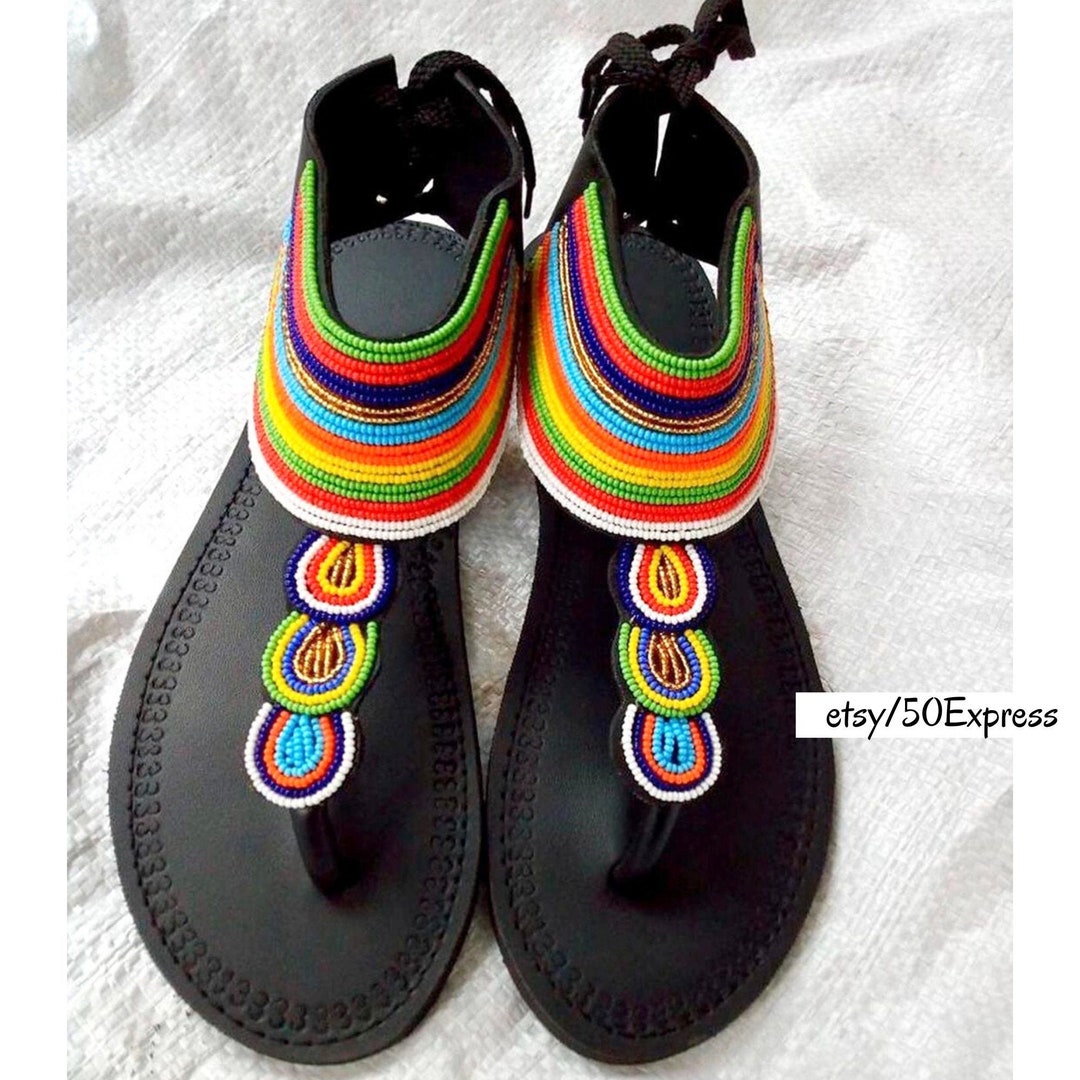 Africa Shoe Leather Sandal Masai Sandal Kenya Sandal Zulu - Etsy UK