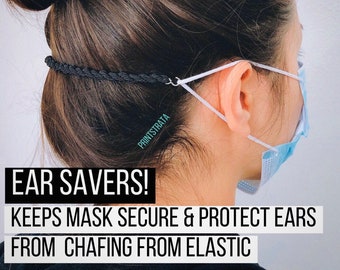 Mask Holder Mask Extender Mask Strap Face Mask Ear Protector Ear Saver for Masks Ear Grip Extension Mask Extension Hook Strap Buckle Decompression Ear Guard Anti-Tightening Band by Acre Hub 6 PCS
