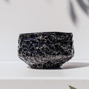 Chawan Matcha Bowl, tazón de té chawan, tazón chawan, chawan negro
