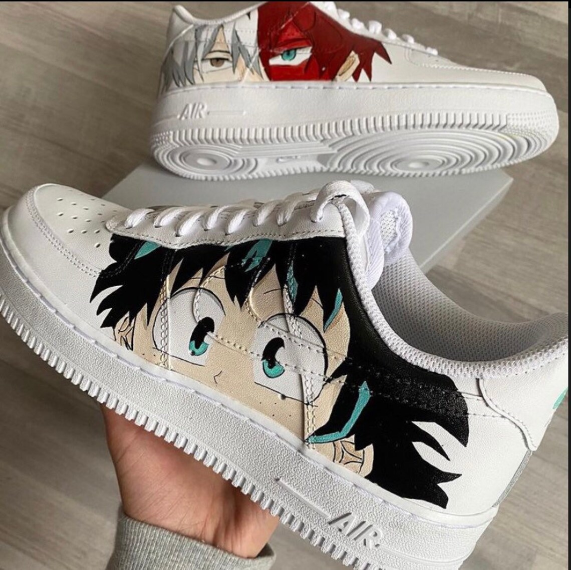my hero academia nike air force 1