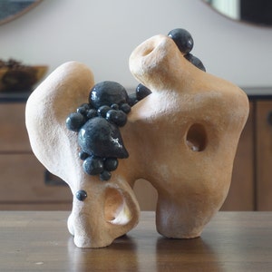 Handmade Ceramic Sculpture: Contemporary Clay Art Object