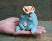 陶器のカエルの置物：陶芸彫刻アート、奇妙な彫刻 - Etsy 日本