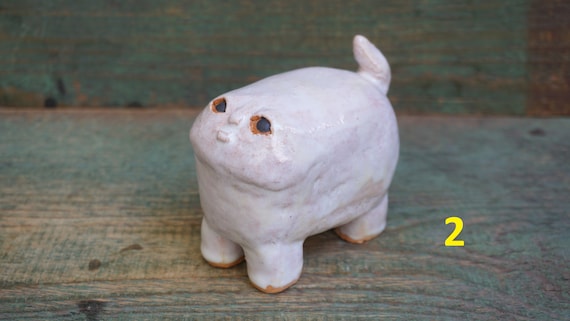 陶土製 人間と犬の顔の彫刻 手作りの陶器製犬の置物：奇妙な彫刻アート - Etsy 日本