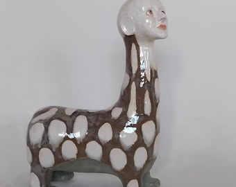 OOAK Handmade Ceramic Hybrid Sculpture