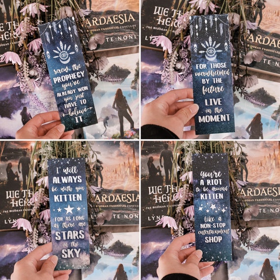 The Medoran Chronicles Bookmarks Akarnae Raelia Draekora Etsy