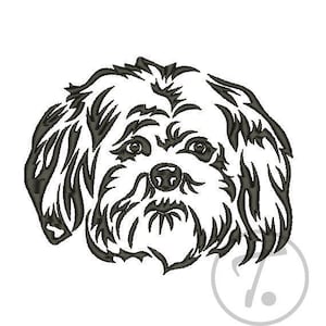 Shih tzu dogs embroidery design. Shih tzu dog in 4 sizes. Pets design. Toy dogs. House small dog. Design of dogs. Machine embroidery Pattern