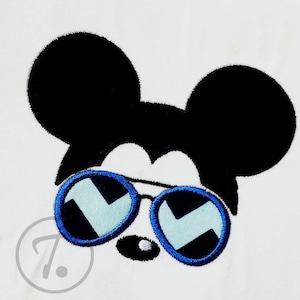Applique for kids. Mouse in 3 size. Easy applique for beginners. Applique Embroidery Design for children. Machine embroidery Pattern