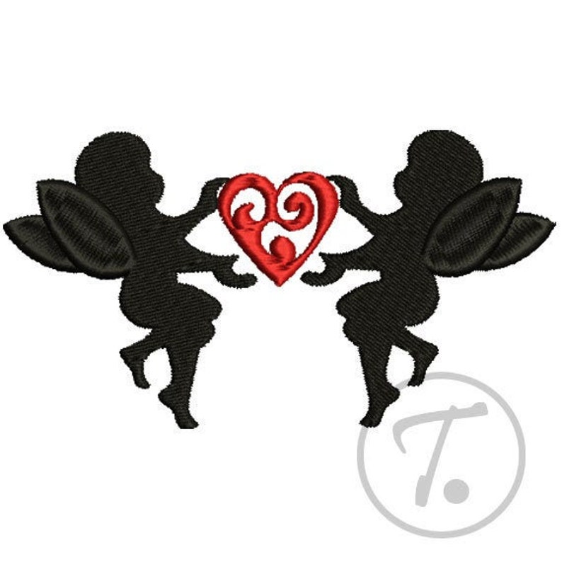 Angels embroidery design Clothes embroidery. Application for pregnant. Design for the blessed. For believers Machine embroidery. Pattern image 1